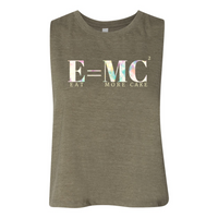 Eat More Cake Cropped Racerback Tank