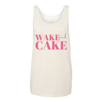 Wake and Cake Unisex Jersey Tank