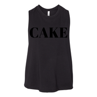 CAKE Cropped Racerback Tank