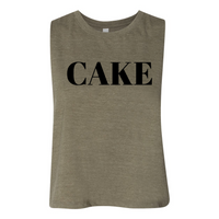 CAKE Cropped Racerback Tank